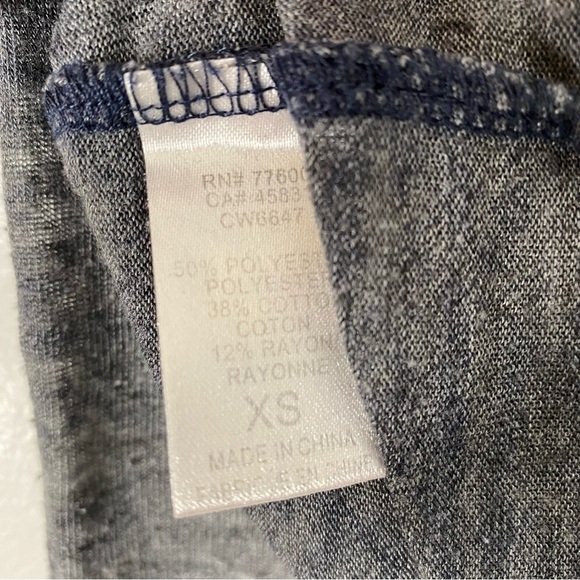 Chaser Grey Lightweight Tie Front Top - Picture 6 of 6